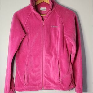 Columbia women's size small pink fleece jacket
